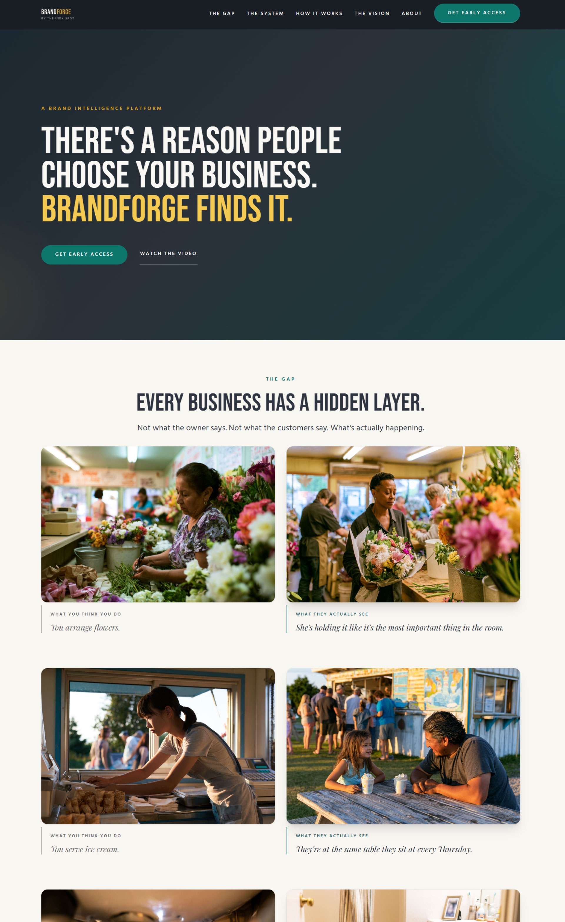 BrandForge, a live deployed site built during Course 2