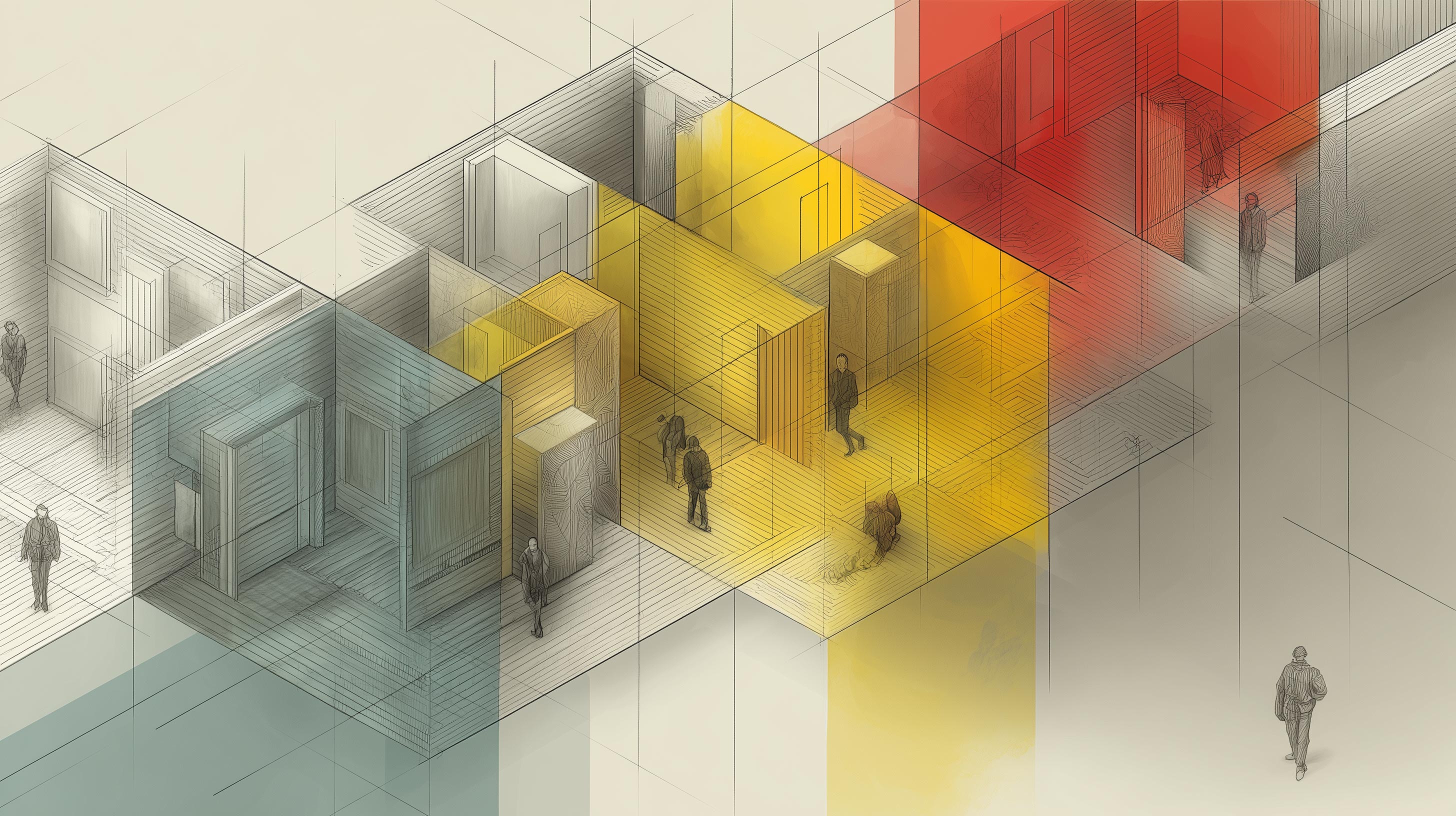 Solid teal closed volumes — resolved detail, work that holds up under real conditions